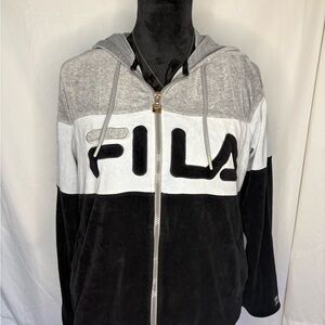 Fila Black and Gray Sweater